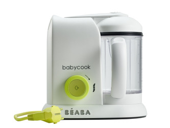 Parní vařič + mixér BABYCOOK neonový