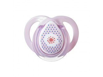 Šidítko C2N silikon Moda 0-6m růžové