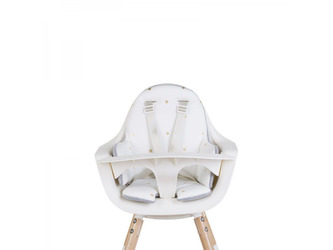 Sedací podložka do židličky Evolu Jersey Gold Dots