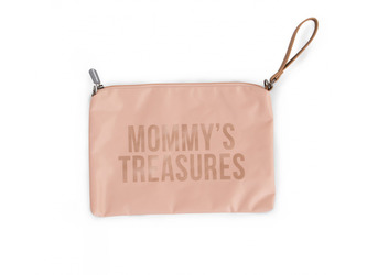 Pouzdro na zip s poutkem Pink Copper