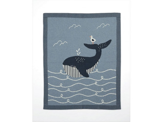 Pletená deka velryba