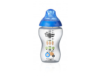 Kojenecká láhev C2N modrá 340ml 3m+