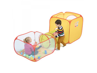 Hrací ohrádka, stan a tunel