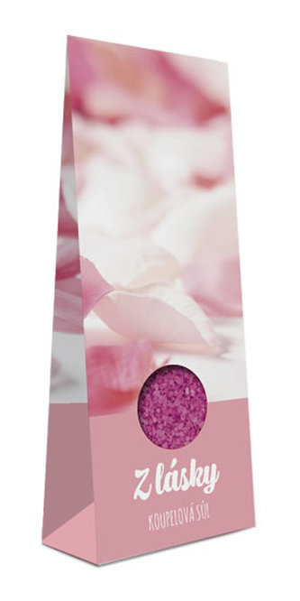 Krabička dárková Z lásky - koupelová sůl 200g