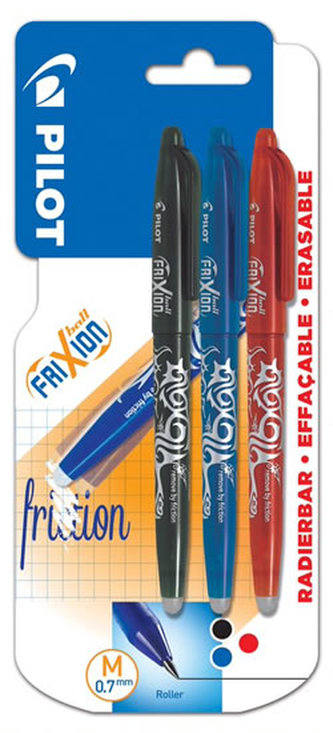PILOT FriXion Ball 07, BL  1ks modrá/červená/černá