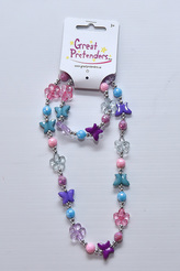 Náhrdelník a náramek motýlci