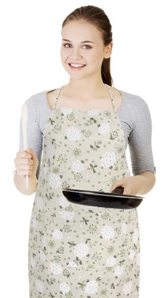 Kuchyňská zástěra DANA - louka - zástěra 67x84 cm