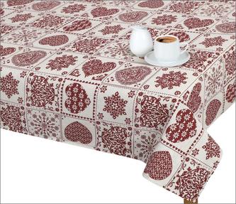 Ubrus IVO - srdce patchwork - 120x140 cm