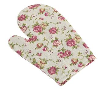 Kuchyňská chňapka - růžová růže - chňapka 28x18 cm