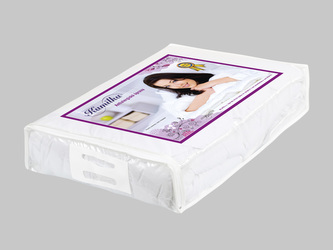 Taška na lůžkoviny  (40x50x10cm) - bílé plastové držadlo