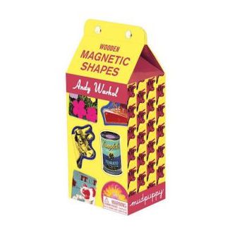Andy Warhol Wooden Magnetic Shapes Andy Warhol Wooden Magnetic Shapes