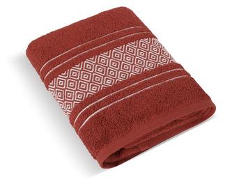 Froté ručník a osuška Mozaika - tm. terra - Ručník 50x100 cm