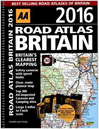 AA Road Atlas Britain 2016
