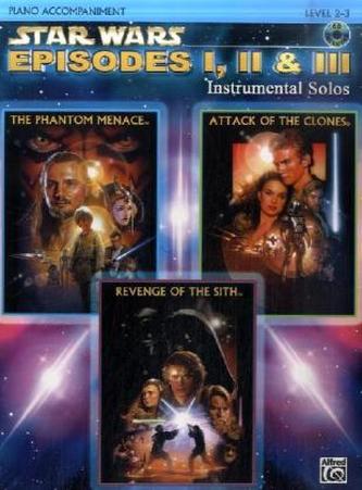 Star Wars: Episodes I, II & III, w. Audio-CD, Piano Accompaniment