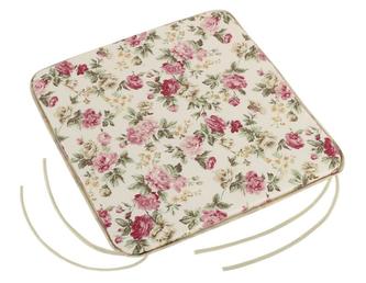 Sedák Adéla hladký - rozkvetlá růže - 40x40 cm,hladký