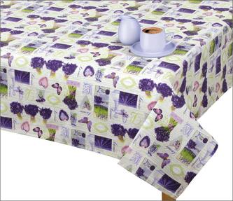 Ubrus GITA - levandule v kytici - 120x140 cm