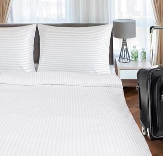 Povlečení bavlněné s hotelovou kapsou - bílá - 140x200,70x90 cm Povlečení bavlněné s hotelovou kapsou - bílá - 140x200,70x90 cm