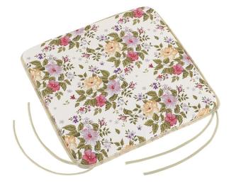 Sedák DANA hladký - letní kytice - 40x40 cm,hladký