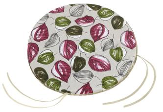 Sedák BERTA kulatý hladký - lístky - průměr 40 cm Sedák BERTA kulatý hladký - lístky - průměr 40 cm