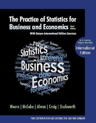 The Practice of Statistics for Business and Economics, w. CD-ROM
