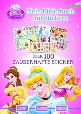 Disney Prinzessin, Mein Bilderbuch mit Stickern, Boxset