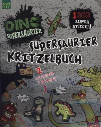 Dino Supersaurier Kritzelbuch