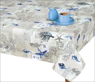 Ubrus GITA - moře - 70x70 cm