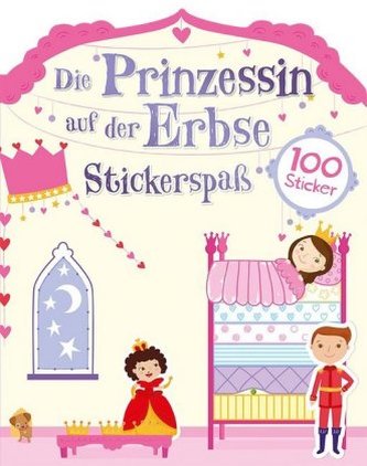 Die Prinzessin auf der Erbse Stickerspaß