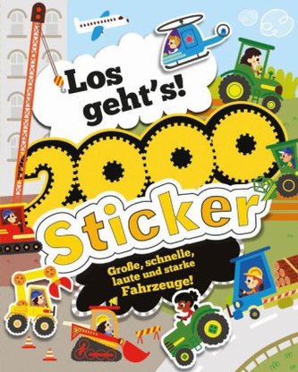 Los geht's - 2000 Sticker - Fahrzeuge