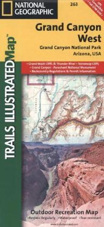 National Geographic Trails Illustrated Map Grand Canyon West