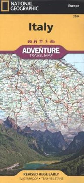 National Geographic Adventure Travel Map Italy
