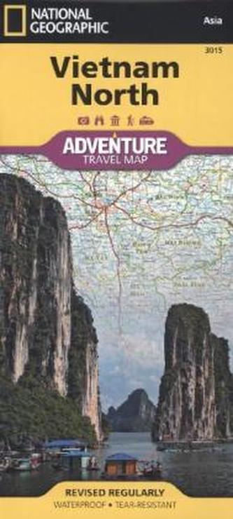 National Geographic Adventure Travel Map Vietnam North - 1:650,000