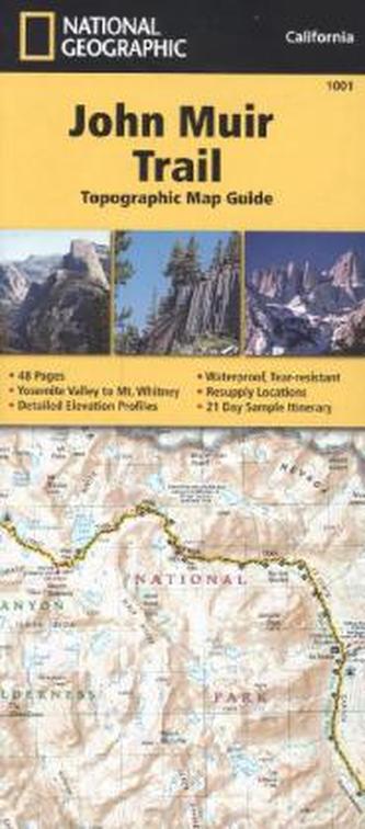 National Geographic Topographic Map Guide John Muir Trail