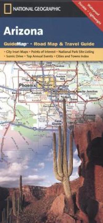National Geographic GuideMap Arizona