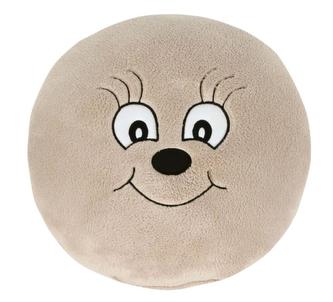 Polštářek Kulička - béžová - průměr 35 cm