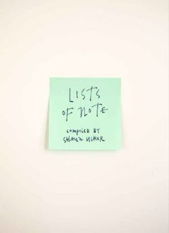Lists of Note