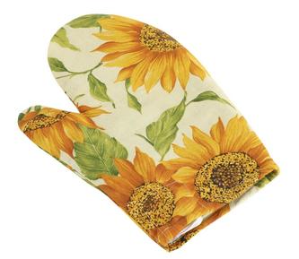 Kuchyňská chňapka - květ slunečnice - chňapka 28x18 cm