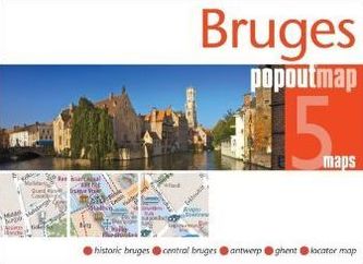 Bruges PopOut Map, 5 maps