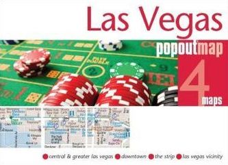 Las Vegas PopOut Map, 4 maps