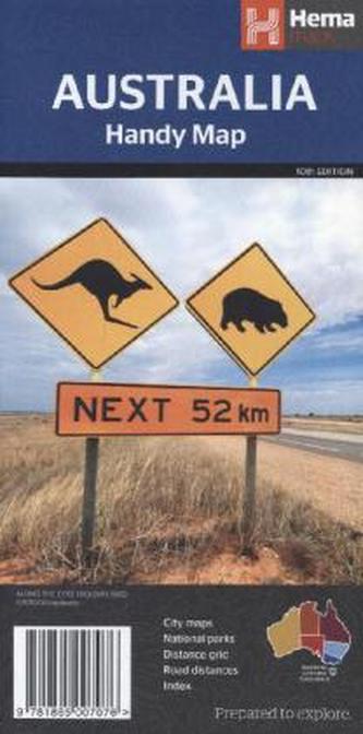 Hema Maps Australia Handy Map Hema Maps Australia Handy Map