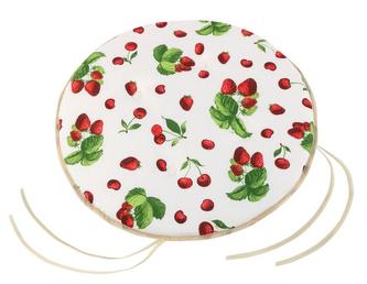 Sedák EMA kulatý hladký - jahody a třešně - průměr 40 cm