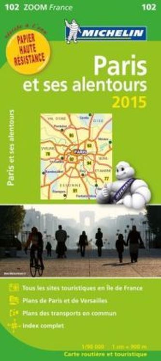 Michelin Karte Paris et ses alentures 2015