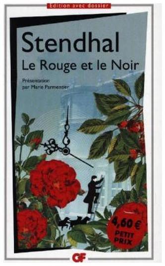 Le Rouge et le Noir. Rot und Schwarz, französische Ausgabe