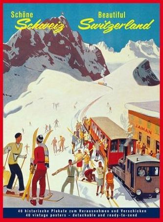 Schöne Schweiz, Postkartenbuch. Beautiful Switzerland