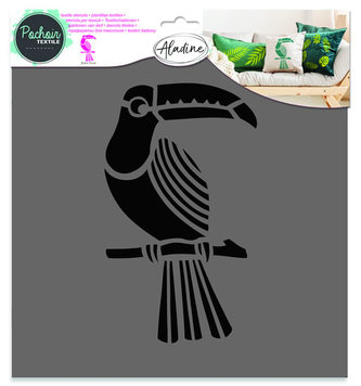 Aladine šablona 28 x 28 cm - tukan