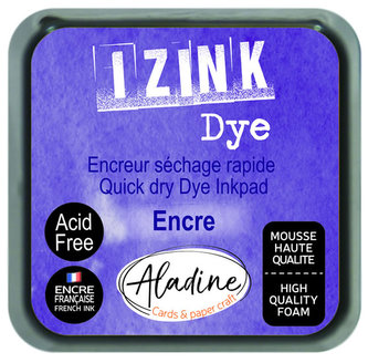 IZINK DYE razítkovací polštářek rychleschnoucí  - fialový IZINK DYE razítkovací polštářek rychleschnoucí  - fialový