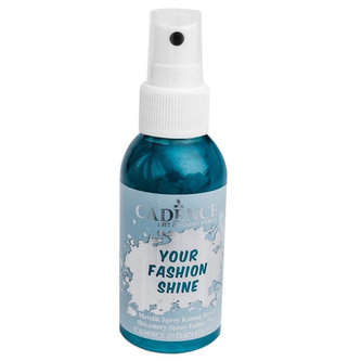 Perleťový sprej na tmavý textil Cadence - petrolejová modrá / 100 ml