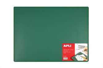 Řezací podložka, zelená, A2, 600x450x3 mm, APLI