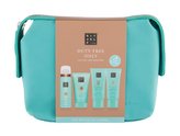 Rituals The Ritual Of Karma opalovací krém na obličej SPF50 50 ml + sprchová pěna 50 ml + sprchový peeling 70 ml + mléko po opalování 50 ml + kosmetická taška