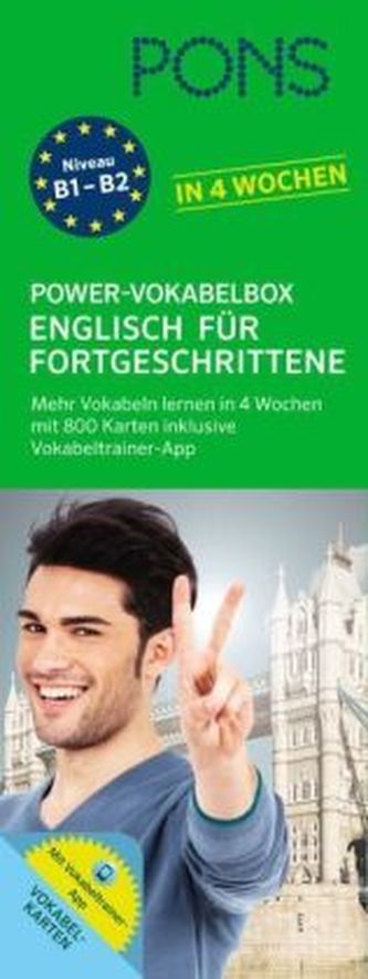 PONS Power-Vokabelbox Englisch für Fortgeschrittene in 4 Wochen